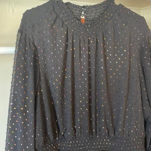 Black and multiple color pops dress!!